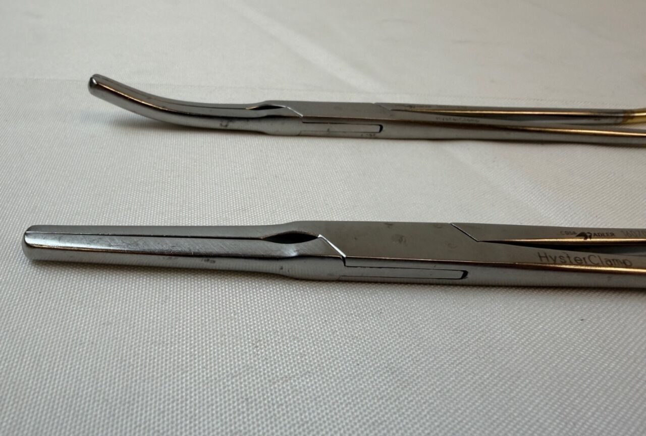 ADLER SURGICAL 16070210  16071210 Hyster Clamps Straight & Angled 9" — photo 2