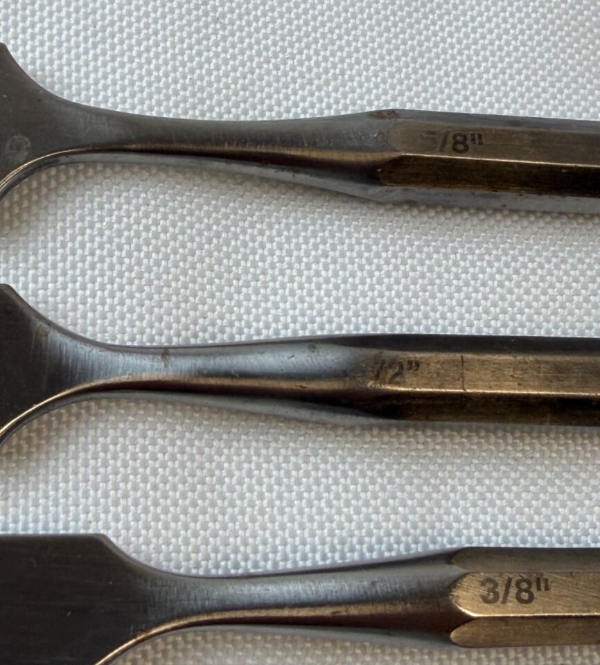 MILLENNIUM SURGICAL 1/8" - 5/8" Set of 7 Hoke Osteotomes — photo 4