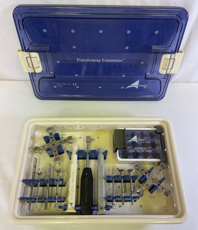 ASCENSION ORTHOPEDICS CSA-890-02 MOVEMENT Great Toe System w/ Sterilization Case — photo 1