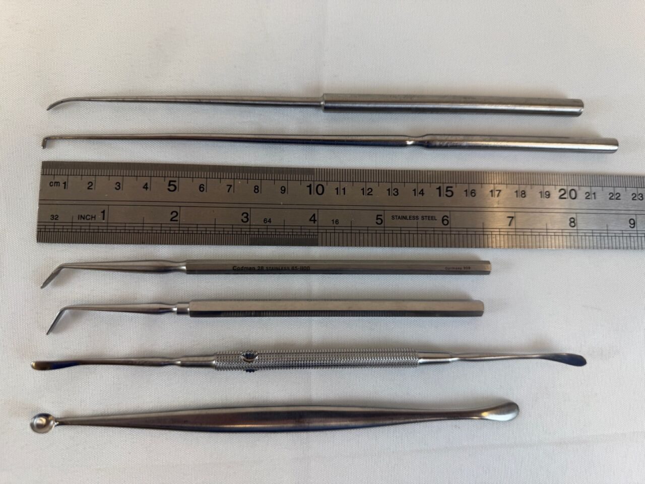 CODMAN Set of 6 Penfield Dissectors Probe Elevator Neuro Spine Orthopedics — photo 6