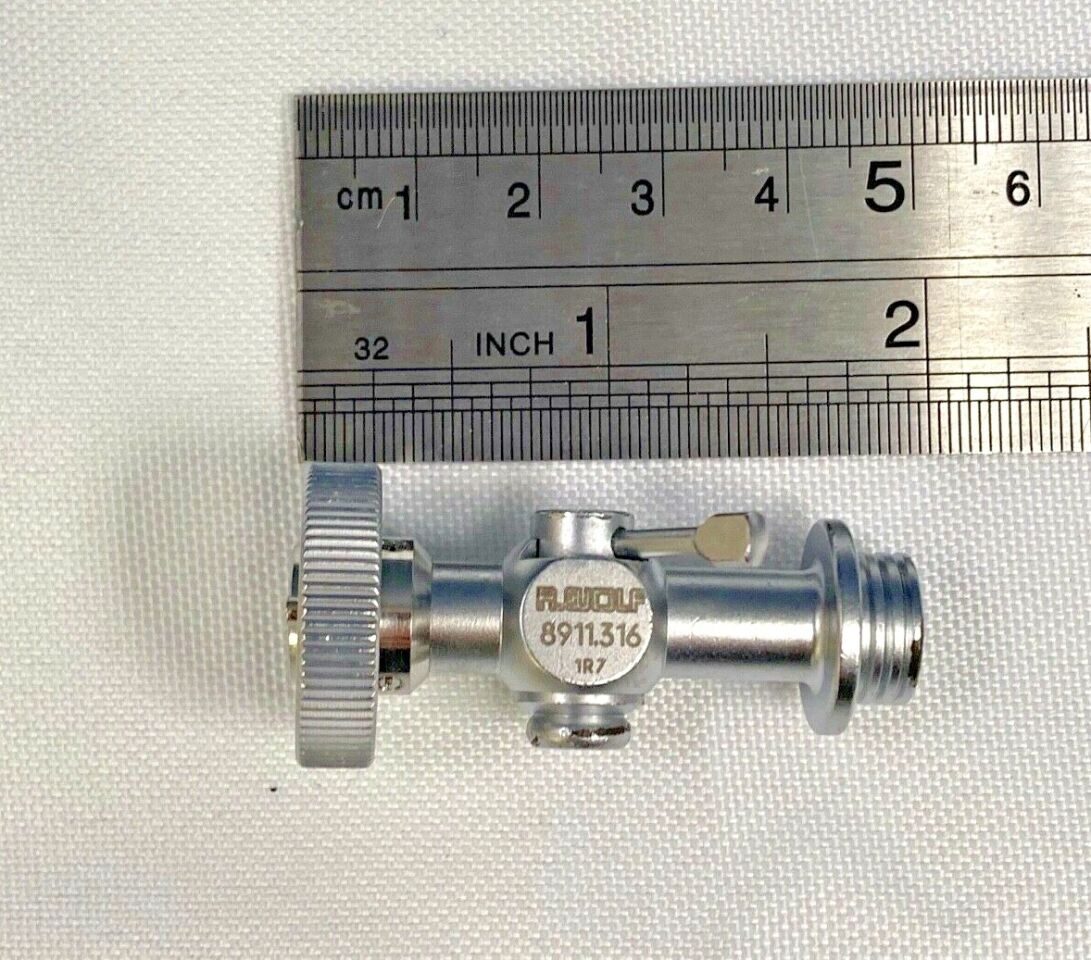 R. WOLF 8911.316  Laparoscopic Adapter Stopcock Assembly Endoscope Attachment — photo 6