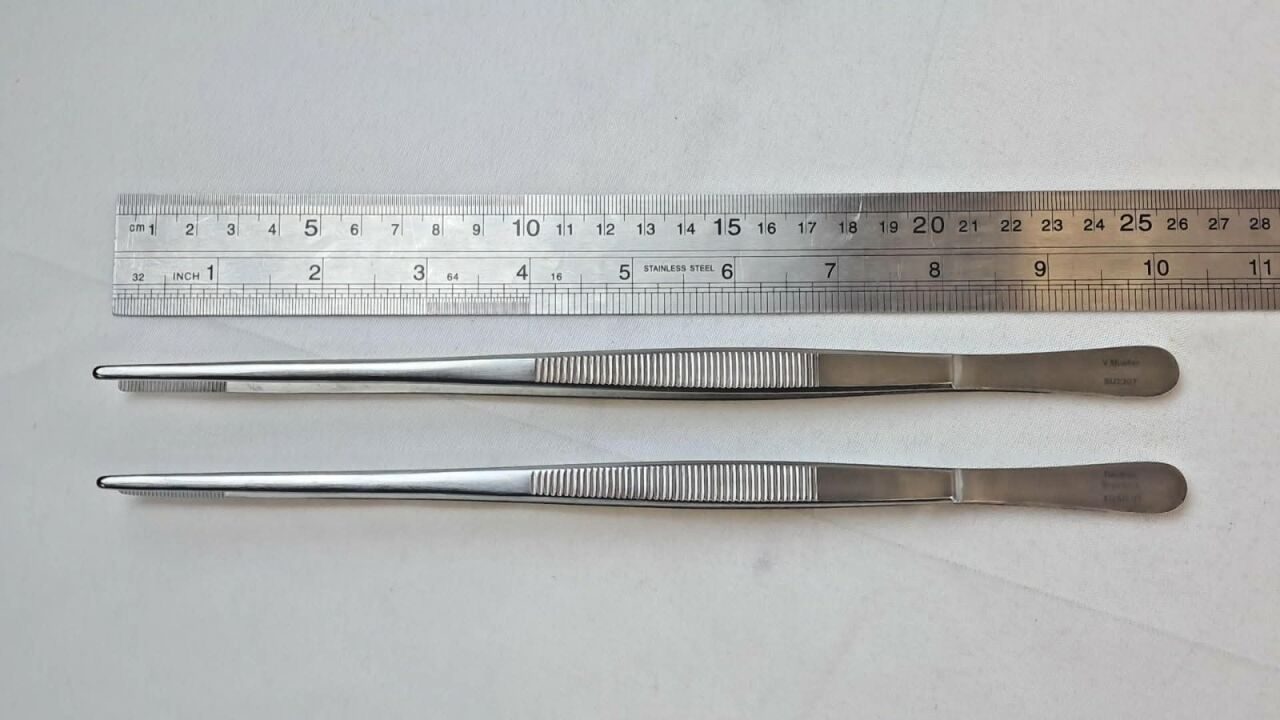 V. MUELLER SU2307 Dressing Forceps 10" Serrated — photo 5