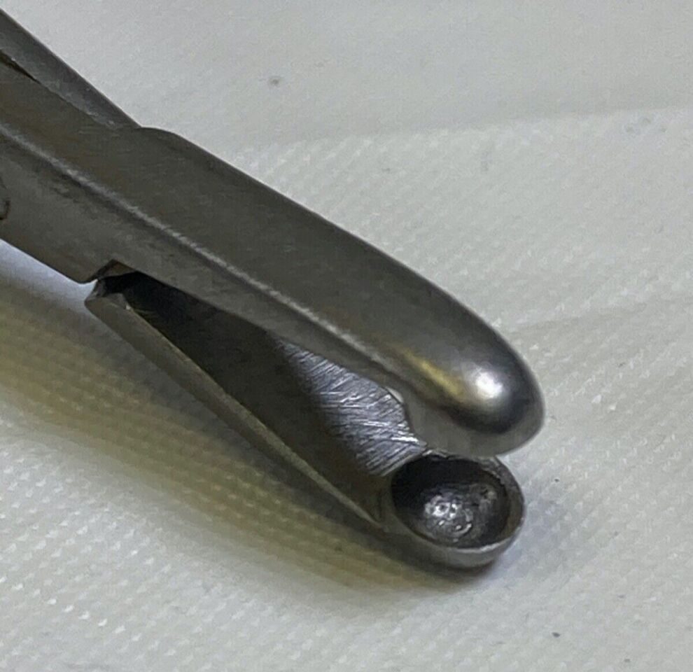 V. MUELLER AU12228 3mm Biopsy Cup Forcep Bayonet 6.5" Squeeze Type — photo 7