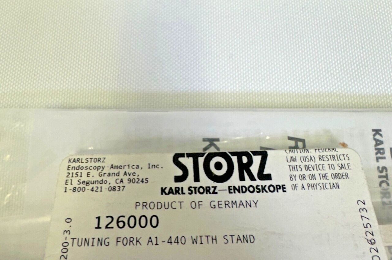 KARL STORZ 126000 Tuning Fork A1-440 With Stand — photo 2