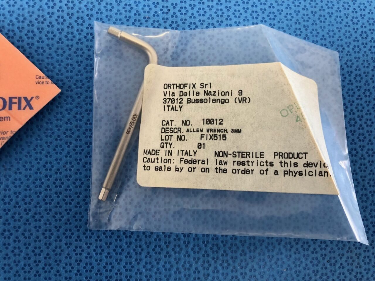 ORTHOFIX PMF Threaded Wire Extractor W/ Wrench — photo 2