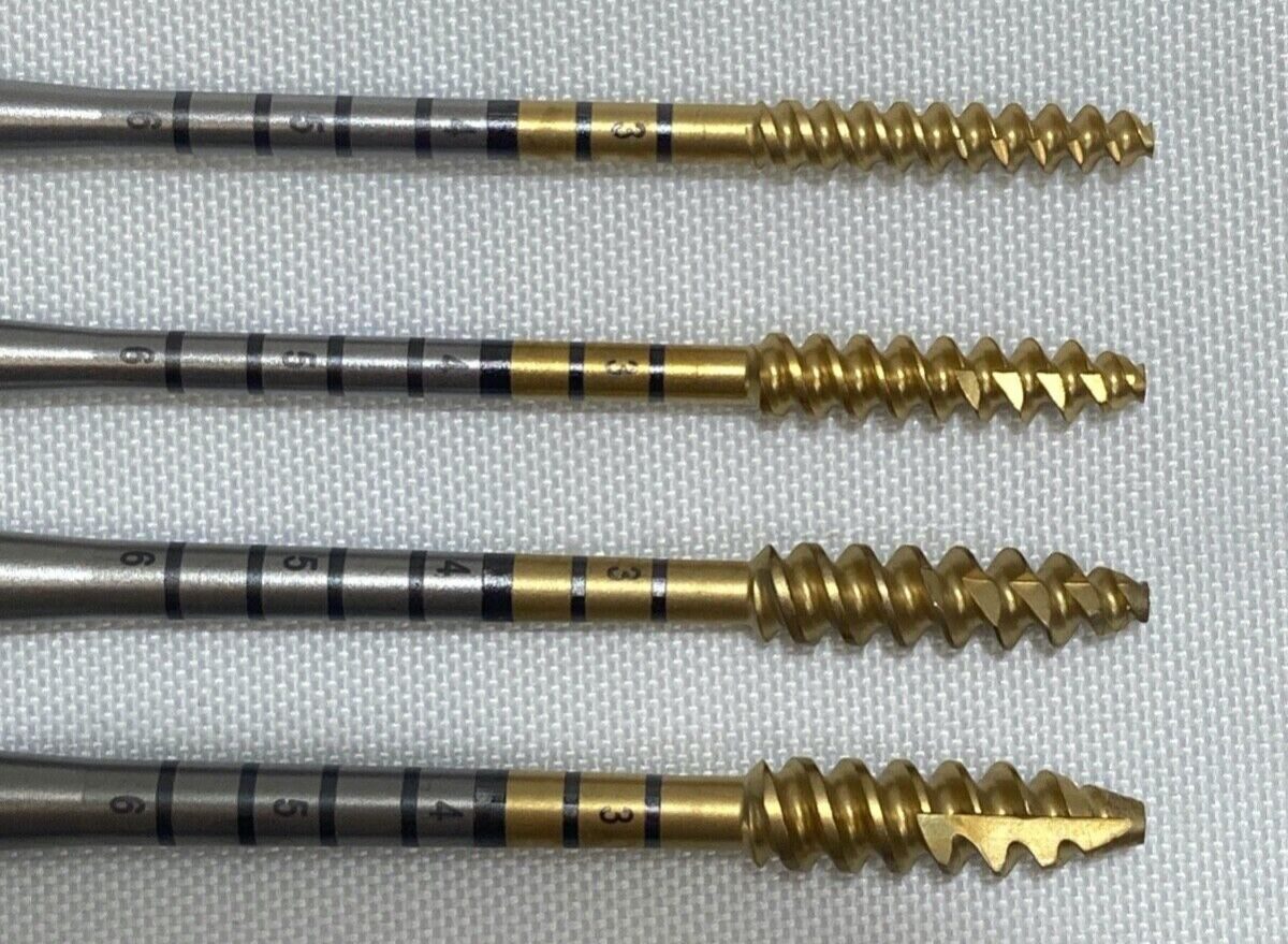 STRYKER XIA3 Serrato 4.5 5.5 6.5 7.5mm Set of 4 Cannulated Tap — photo 4