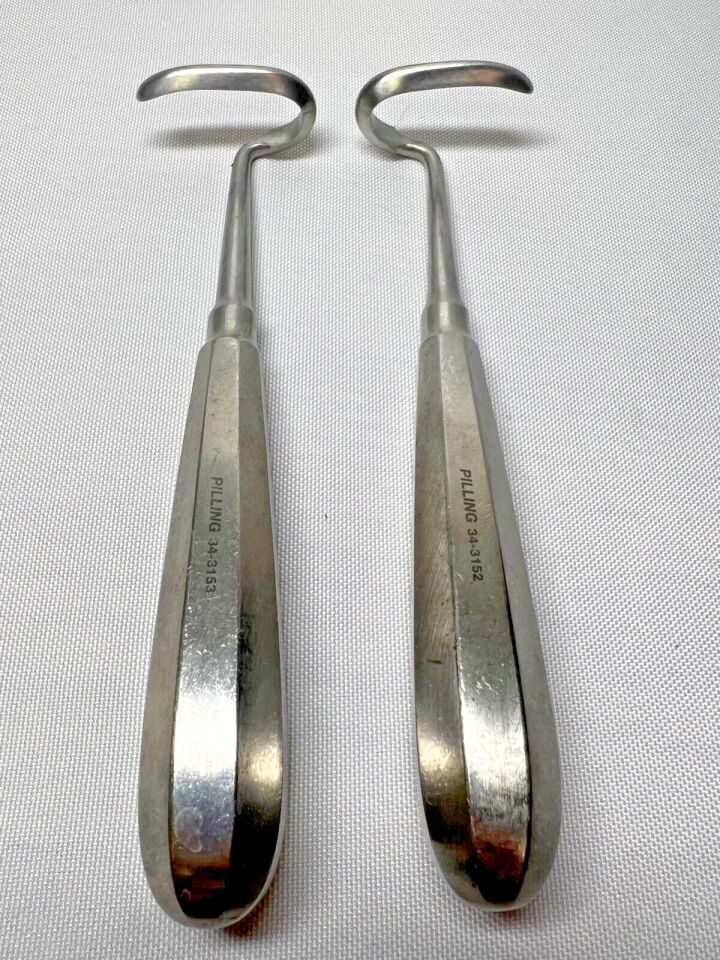 PILLING 34-3152 & 34-3153 Doyen Right Side & Left Side Rasps Set of 2 — photo 1