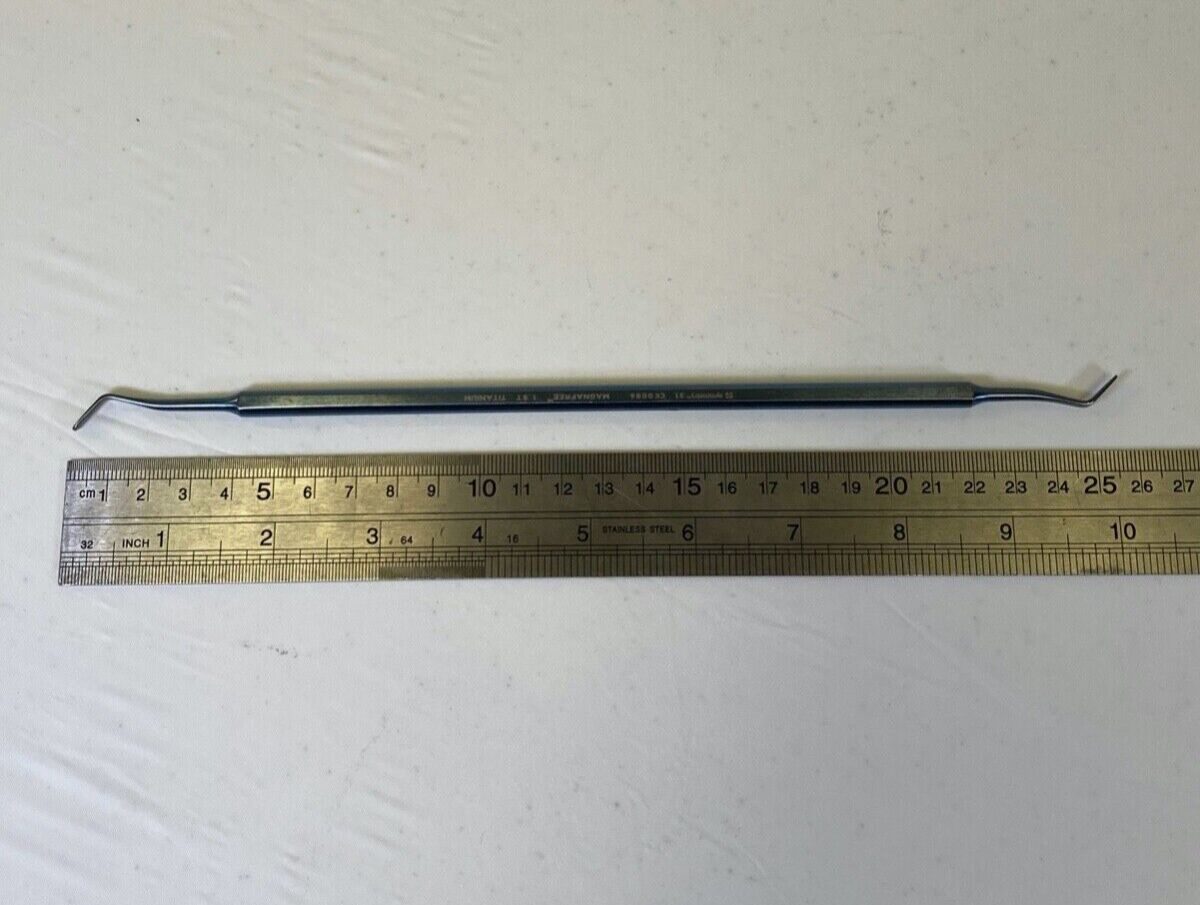 SYMMETRY SSI CODMAN 65-2423 Titanium Elevator Woodson & Spatula Blunt 10" — photo 13