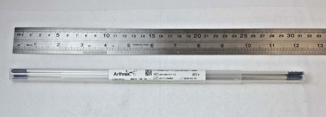 ARTHREX AR-8967KT-12 Threaded Guidewire with Trocar Tip, 2.4 mm x 12" — photo 3