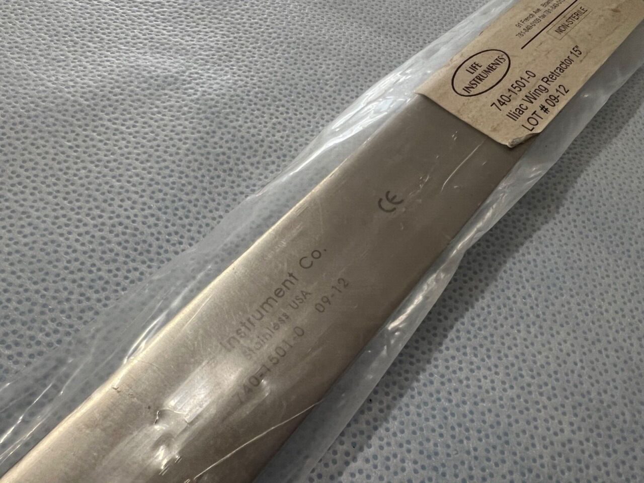 LIFE INSTRUMENTS 740-1501-0 Iliac Wing Retractor 15" Length Orthopedics — photo 3