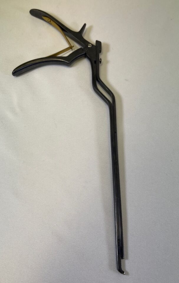 Blackened Bayonet Detachable 4mm x 40deg Up x 11" Kerrison Rongeur Neuro Spine — photo 8