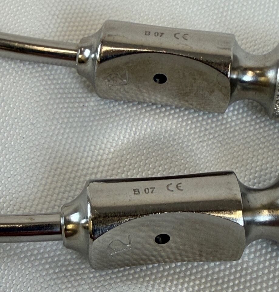 W. LORENZ 14-6532 Pair of 12Fr x 17cm Frazier Suction Cannula w/ Thumb Hole — photo 3