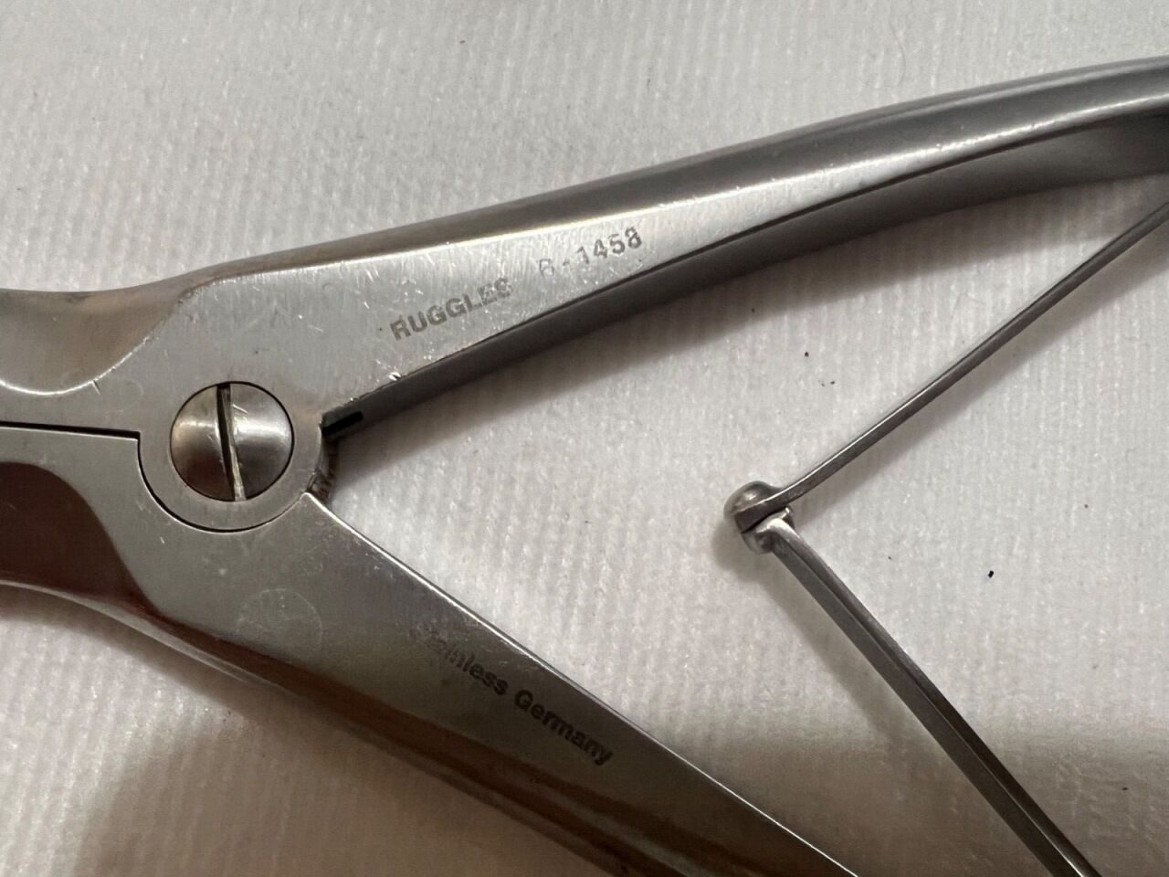 RUGGLES R-1458 9-1/2" Length Angled Double Action Duckbill Rongeur — photo 3