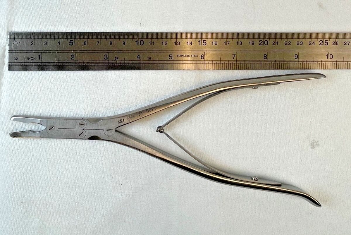 SYMMETRY SURGICAL 31-0625 Ruskin Bone Rongeur D/A Straight 5mm Bite x 9.5" Length — photo 8