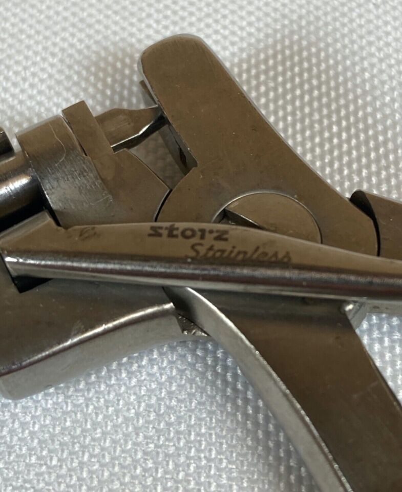 KARL STORZ N3150 / N3179 Universal Handle w/ 3mm x 7mm Blakesley Punch Insert ENT — photo 2
