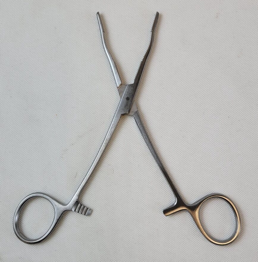 SYMMETRY SURGICAL 19-4133 Set of 3 Tube Clamping Forceps Cross-Hatched Jaws 6-1/2" — photo 6