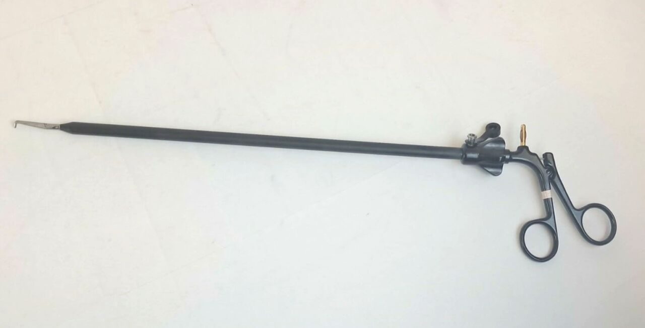 BOSS SURGICAL D/A Monopolar 10mm 35cm Right Angle Laparoscopic Grasping Forceps — photo 1
