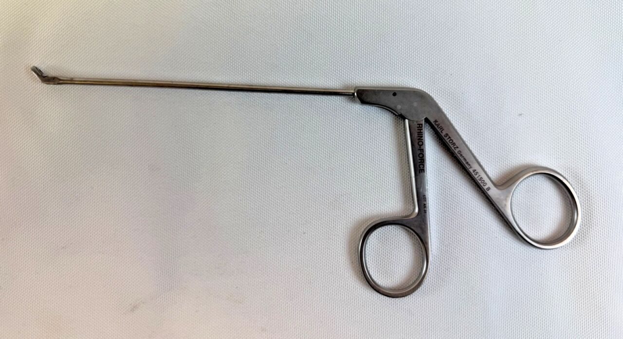 KARL STORZ 451500B Blakesley Rhino Force Size 0 Upturned 45deg 3mm Through Cut ENT — photo 1
