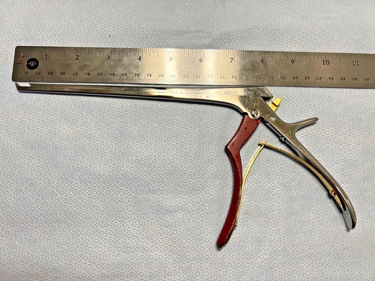 JARIT 281-061DT Detach Cervical Kerrison Rongeur 3mm X 40deg UpBite X 8" Neuro — photo 8
