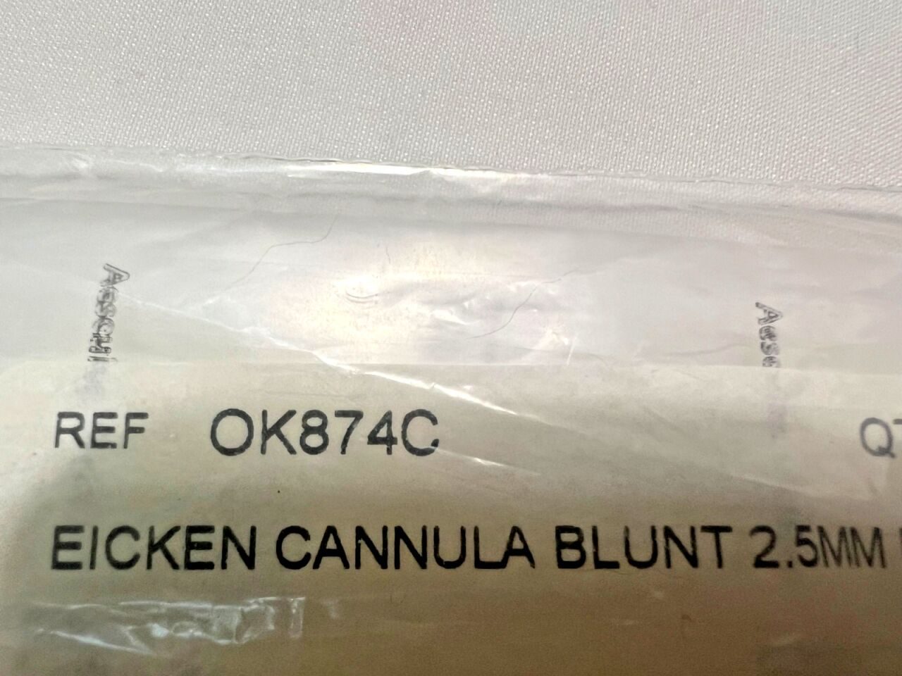 AESCULAP OK874C Eicken Irrigation Blunt Cannula 2.5mm X 5" Length — photo 2