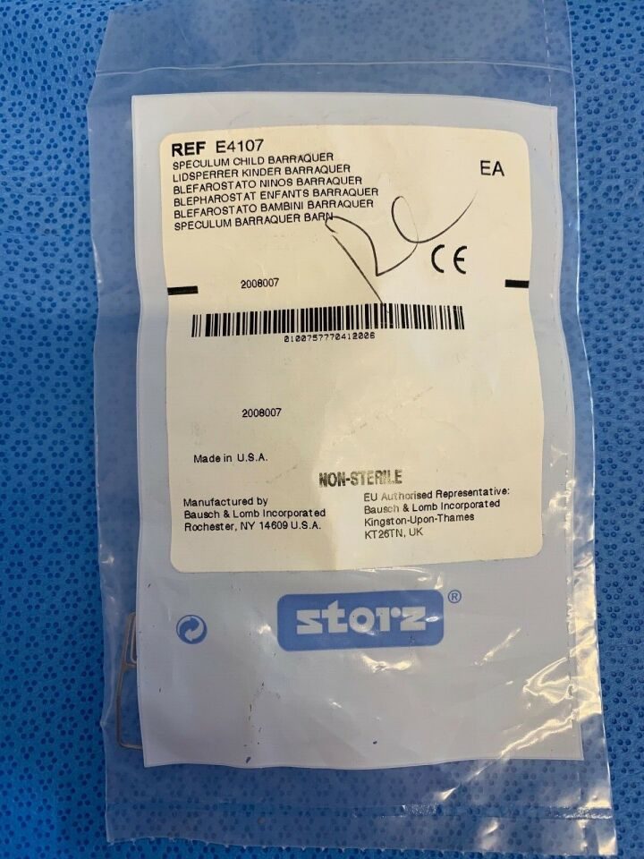 STORZ E407 Barraquer Eye Speculum Pediatric 11mm — photo 3
