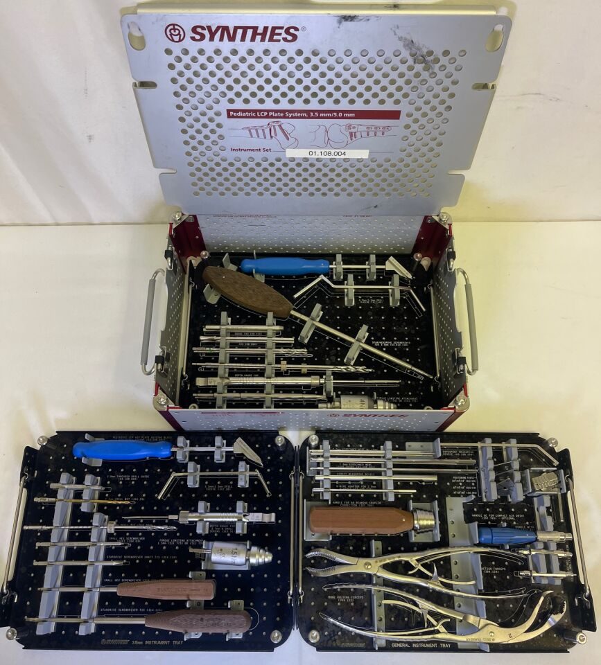 SYNTHES 01.108.004 Pediatric LCP Plate System Instrument Set — photo 1