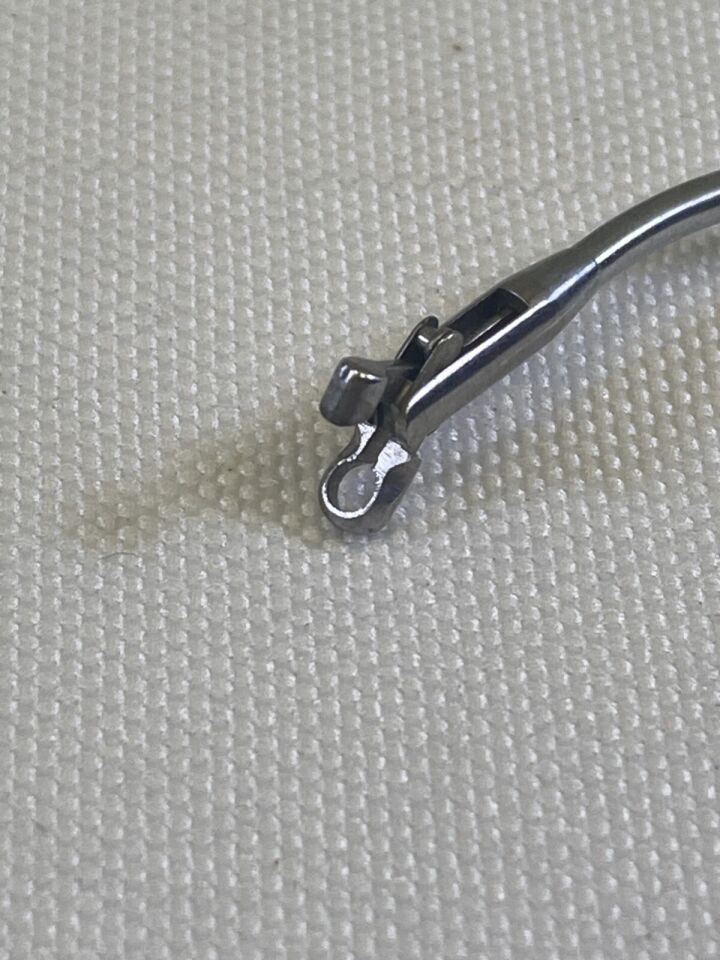 BOSS INSTRUMENTS 93-7051 Giraffe Frontal ThruBite 45deg 2mm Horizontal ENT Forcep — photo 6