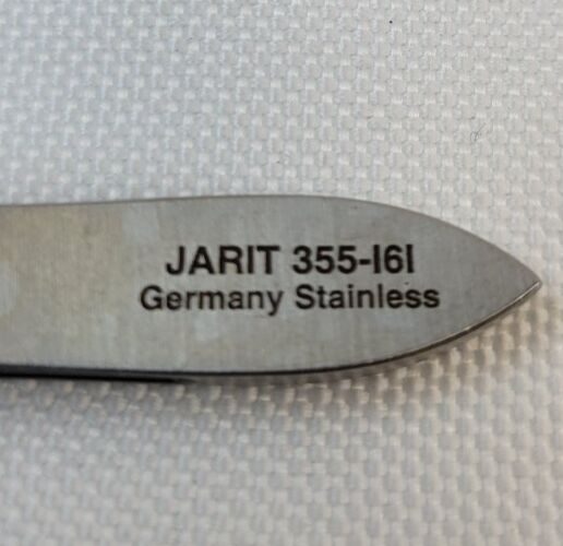 JARIT 355-161 Castroviejo Suture Tying Forceps, 1x2 Teeth, 4.25" Ophthalmology — photo 4