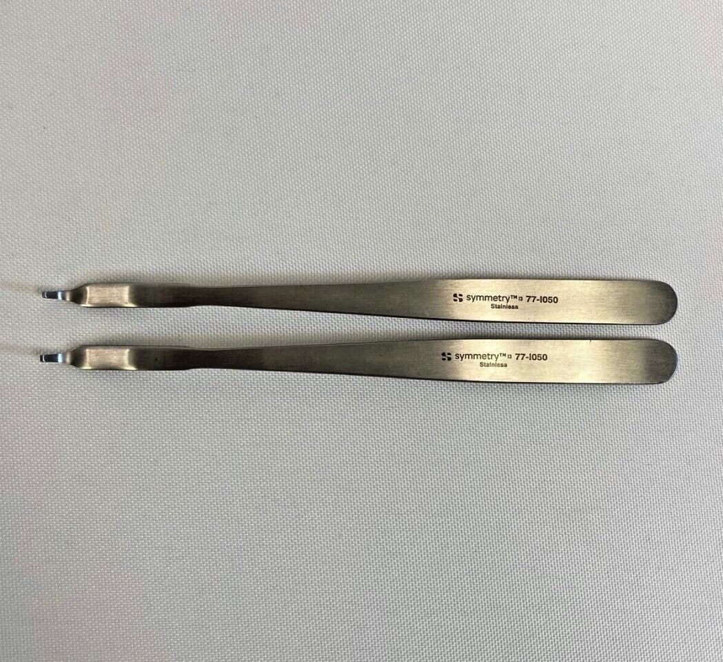 SYMMETRY SURGICAL 77-1050 Pair of Mini Hohmann Retractors 6mm X 160mm Orthopedic Trauma