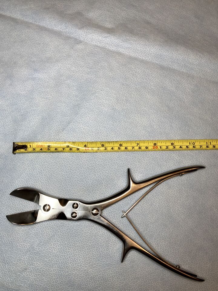 GERMAN 11" Stille-Liston Bone Cutting Rongeur Angled Jaw — photo 9