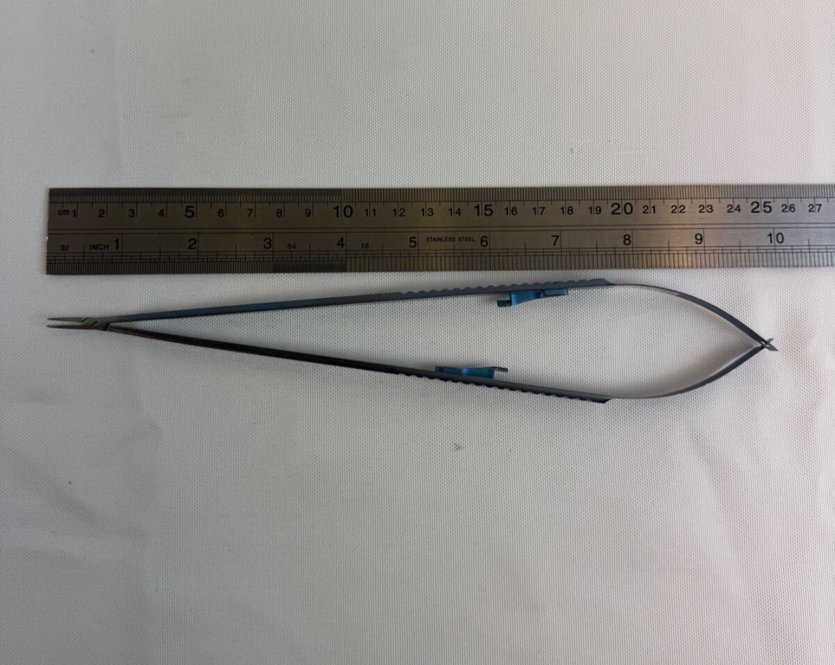 WEXLER NL0709.23 Castroviejo Micro Needle Holder with Catch Flat Handle 10" — photo 8