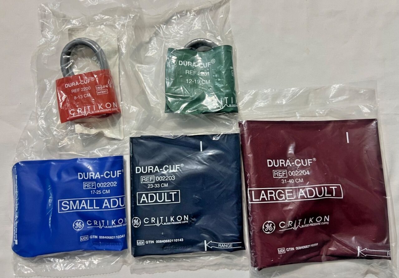 CRITIKON 2200 2201 2202 2203 2204 Dura-Cuf Blood Pressure Cuffs