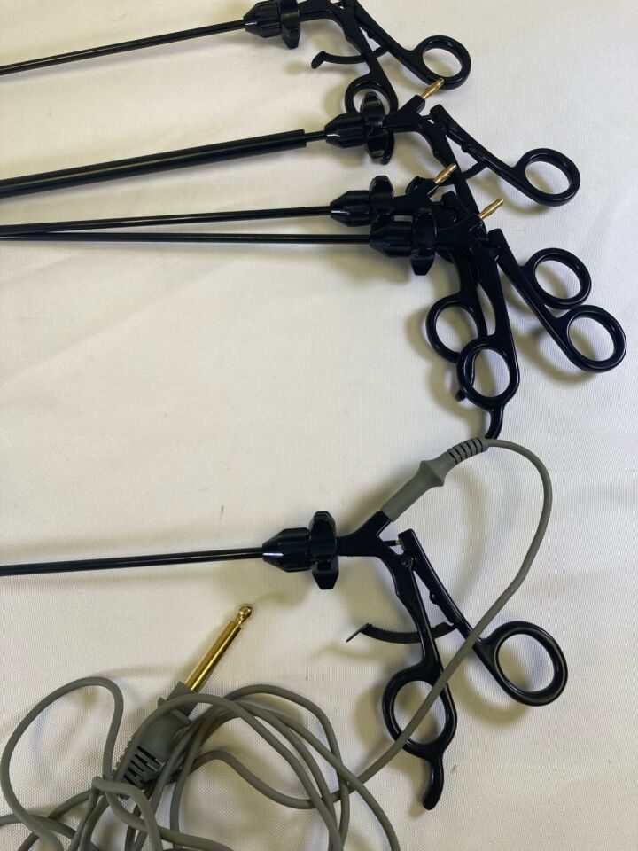 MEDIFLEX Various 7 Piece Surgical Laparoscopic Monopolar Instrument Set — photo 12