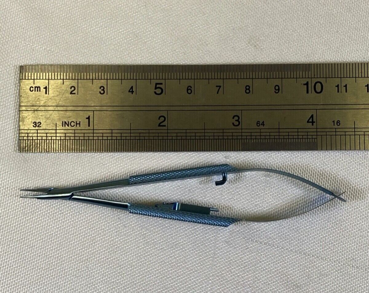 V. MUELLER OP0915-201 Mini Barraquer Needle Holder w/ Lock Titanium Fine 9mm Jaw — photo 7
