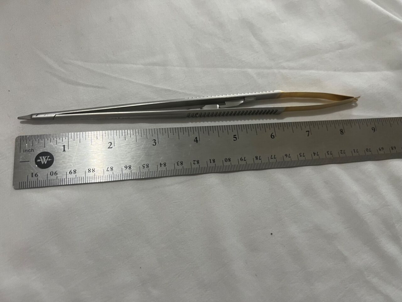 SNOWDEN-PENCER 5459 8-1/2" Diamond-Jaw Ryder-Castroviejo Micro Needle Holder — photo 4
