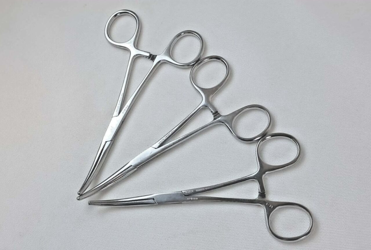 WECK 476150 Lot of 3 Mayo Pean Curved Forceps 51/2" Stainless Steel Orthopedic — photo 3
