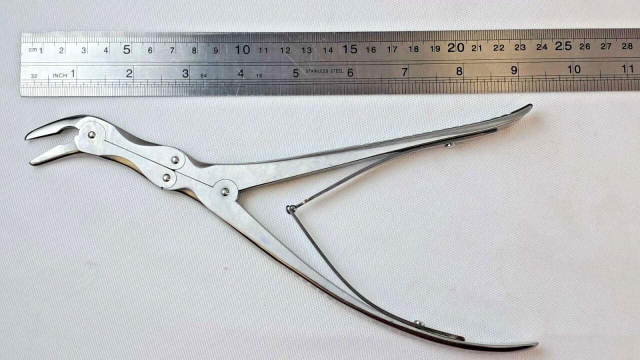 INTEGRA 230-265 Leksell Rongeur, 3mm Bite, Full Curve, 9 1/8" — photo 6
