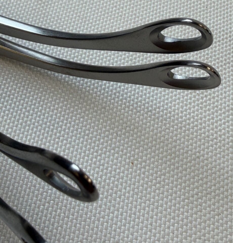 MILTEX 14-86 Pair of Blake Gall Stone Forceps Curved 8.25" 207mm — photo 4