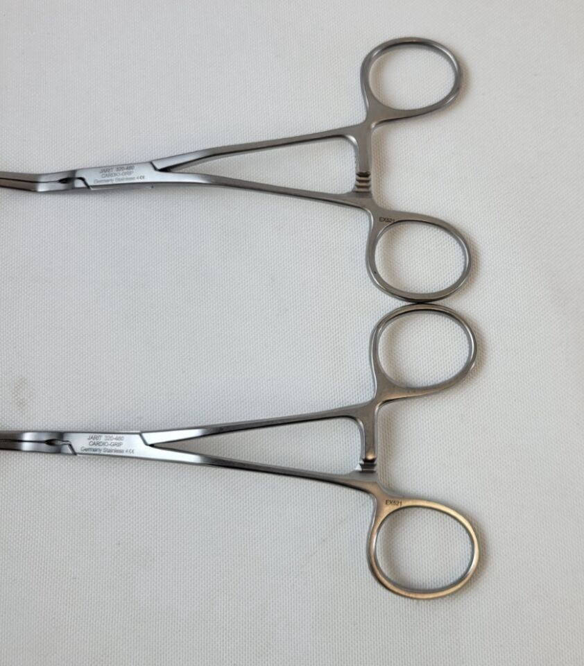 JARIT 320-460 DeBakey Multi-Purpose Clamp 30deg Angle 6-1/2" - Set of 2 — photo 3