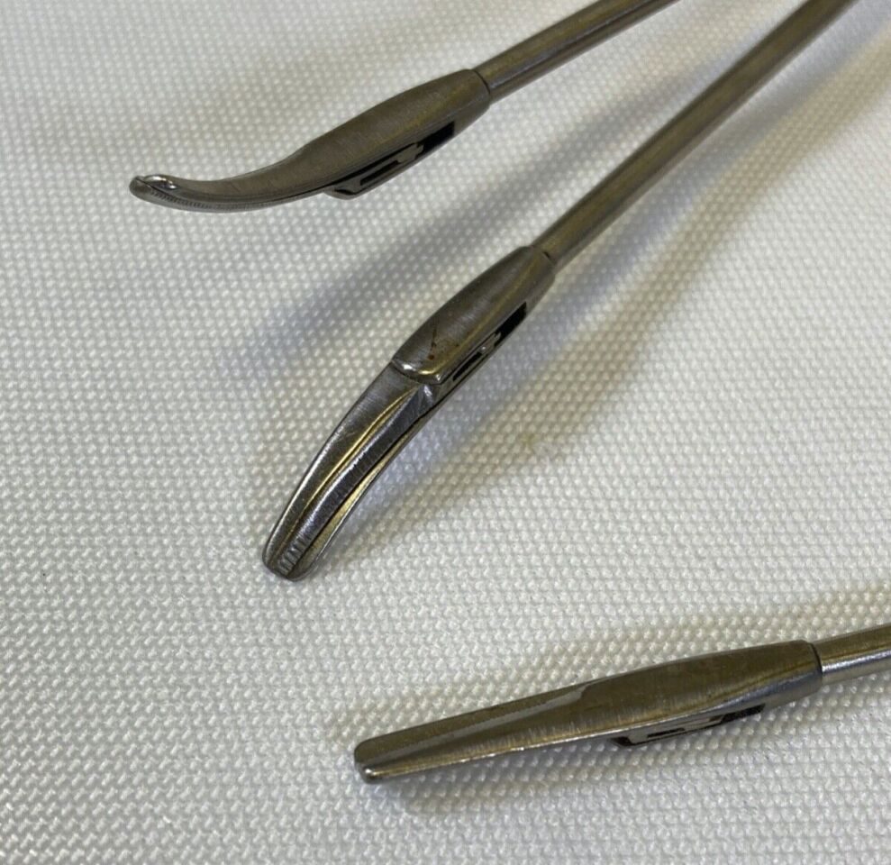 R. WOLF Set of 3 100mm WL Left Right & Straight Nasal Scissors ENT — photo 5