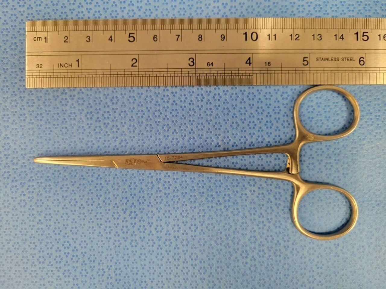 JARIT 15-7284 5.5" Straight Serrated Jaw Coller-Crile Artery Forceps — photo 5