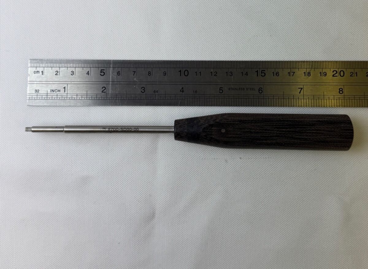 RMS 8700-SD00-00 Orthopedic 2.5mm Hexagonal Screwdriver 8" Trauma — photo 7