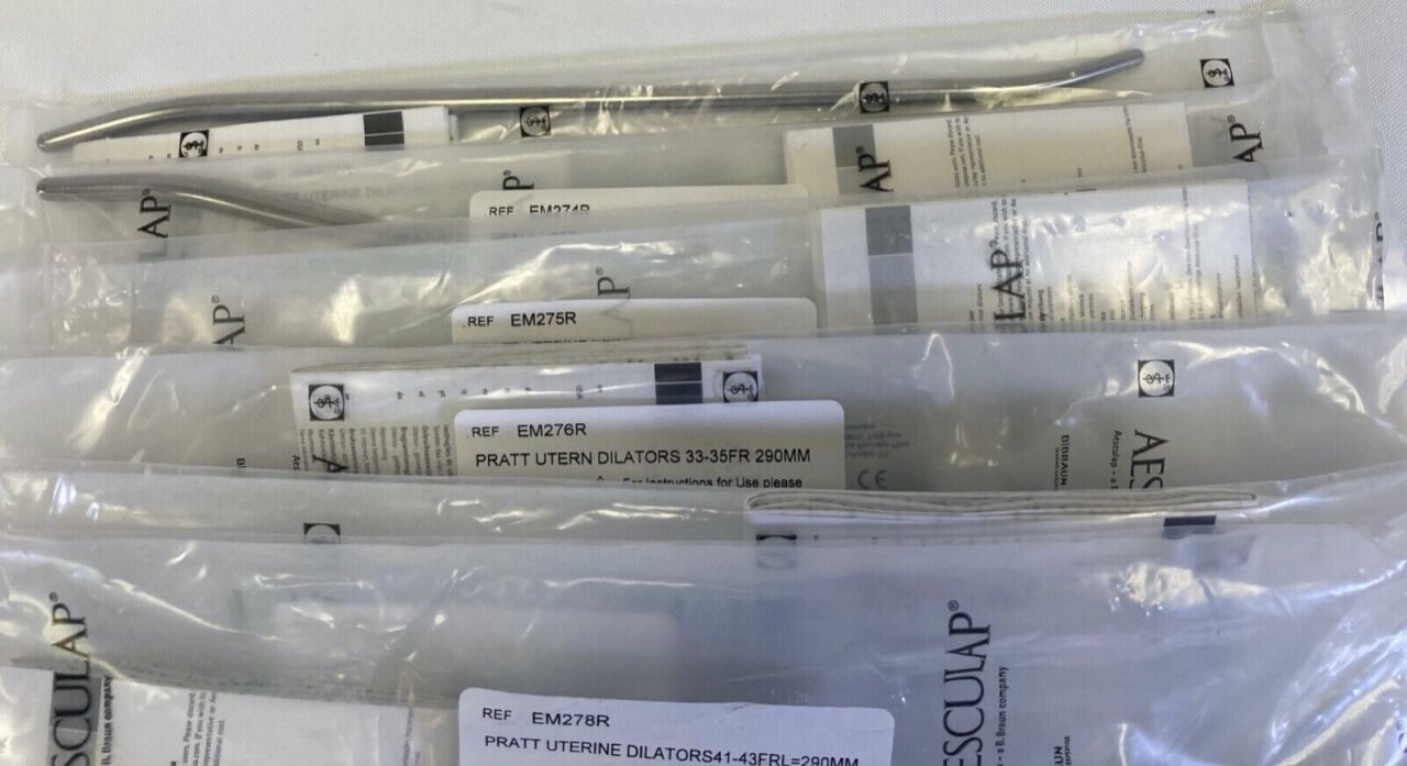 AESCULAP EM273/4/5/6/7/8R Pratt Uterine Dilators Set — photo 2