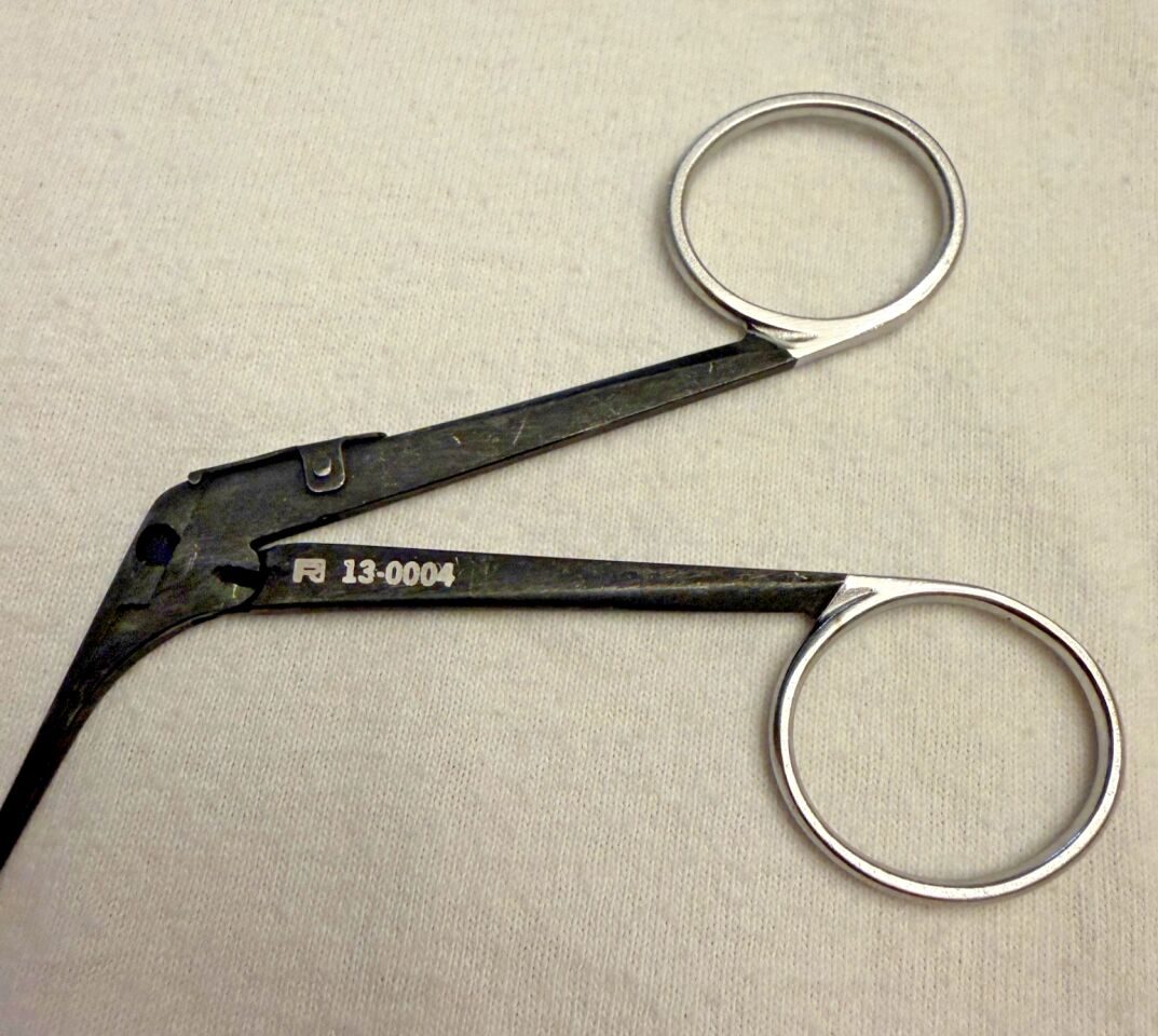 RICHARDS 13-0004 Ebony Straight Posigator 4mm Forcep — photo 5