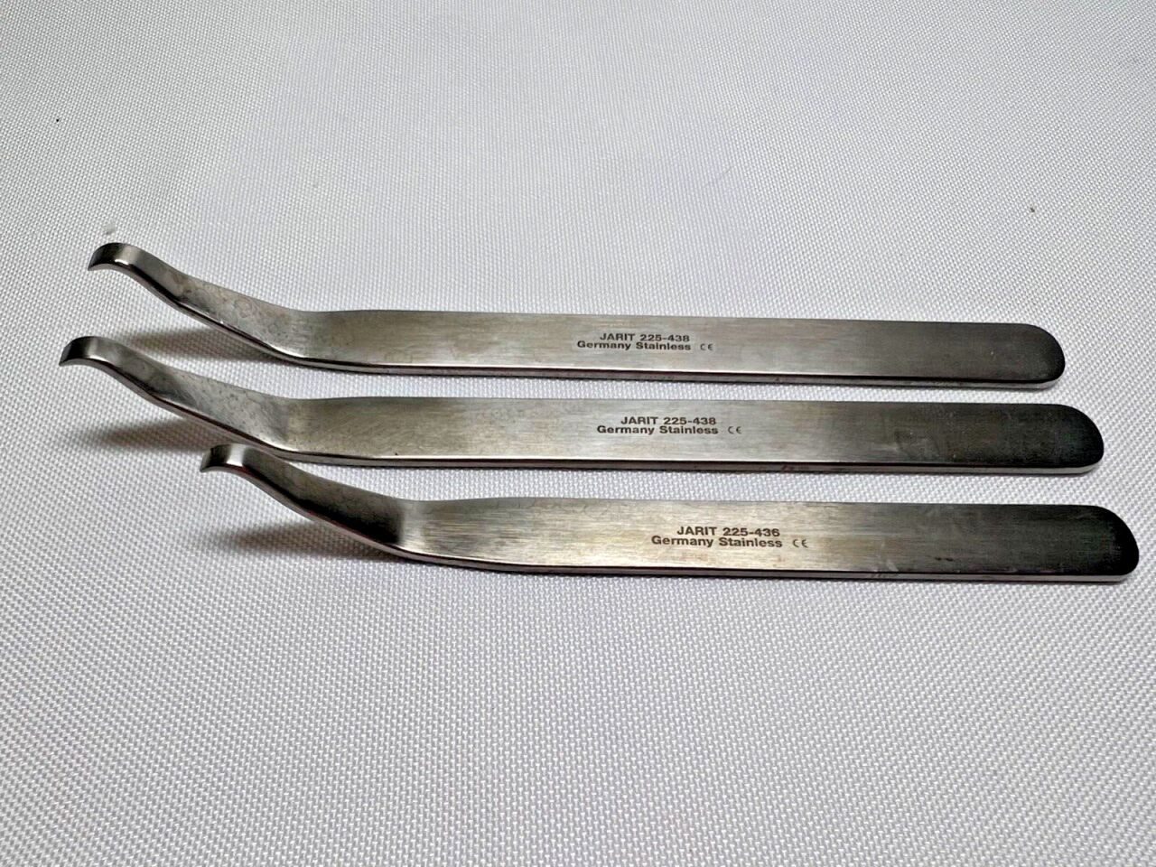 JARIT 225-436 & 225-438 Set Of 3 Hayes Hand Retractors Orthopedics