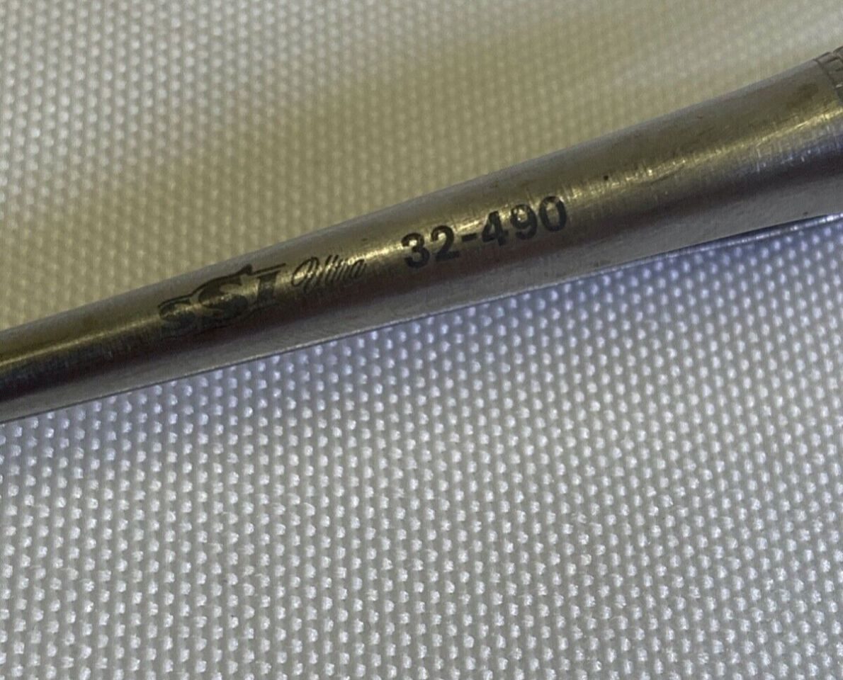 SYMMETRY SURGICAL 32-490 w/ Lock Round Handle 8.25" Jacobson T/C Needle Holder Straight — photo 2