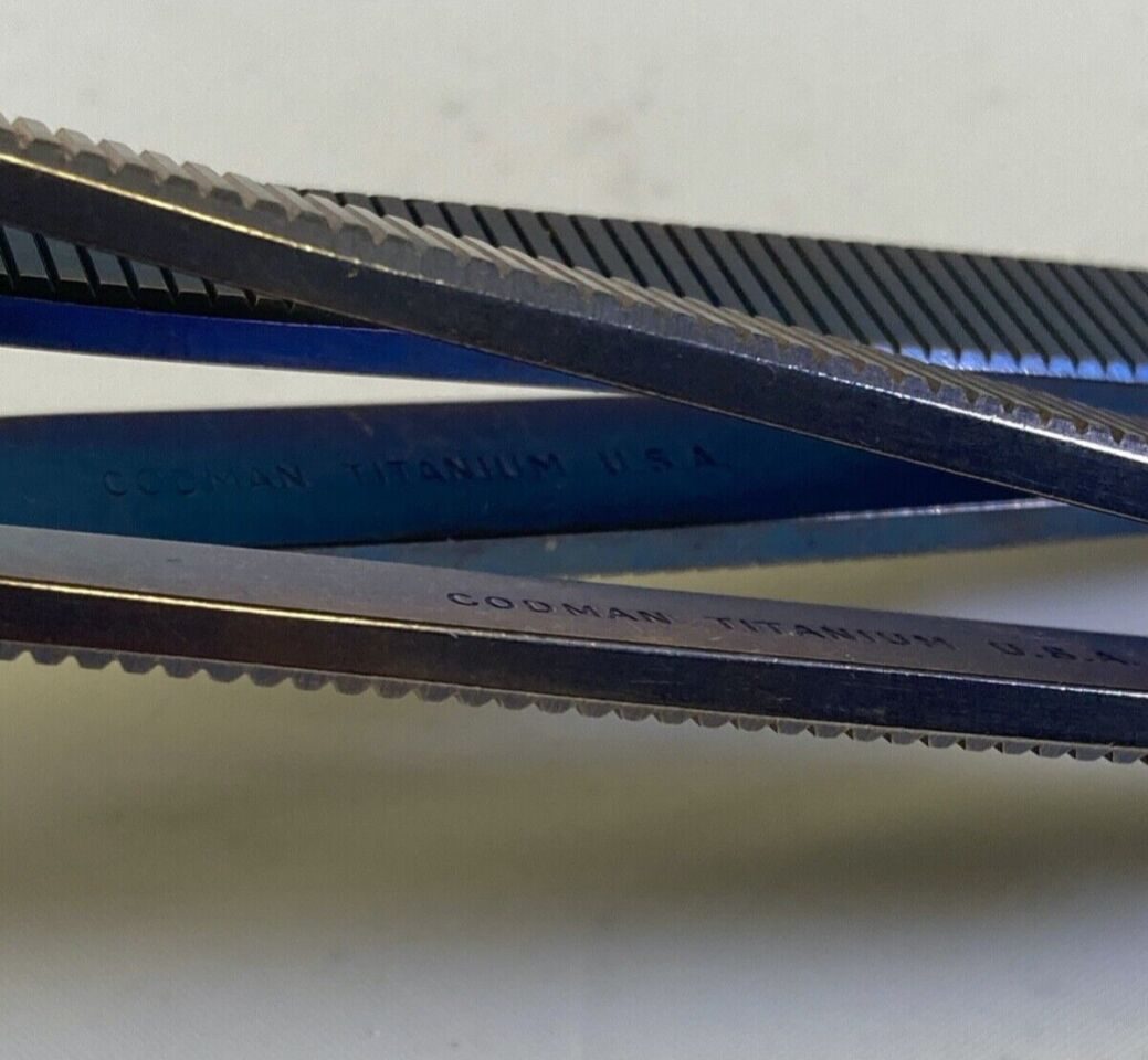 CODMAN 30-8402 Titanium DeBakey Liddicoat Forceps 7.75" Fine Tip CVOR — photo 7
