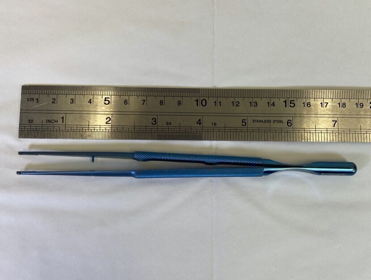 MICROSURGICAL LABS FL0707.21 Wexler Ring Tip 2.5mm Forceps Ti T/C 7.25" Neuro — photo 11