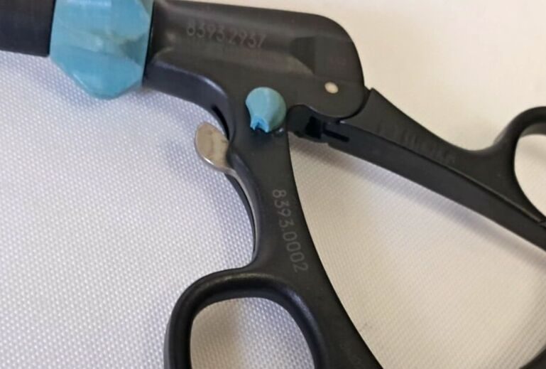 R. WOLF 8393.0002 8393.2937 Double Action Atraumatic Grasper w/ Ratchet Handle — photo 4