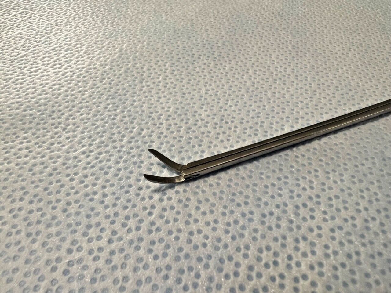 MICROFRANCE INTEGRA MCOS35 Selesnick Micro Scissor Forceps Curved Left 7mm ENT — photo 5